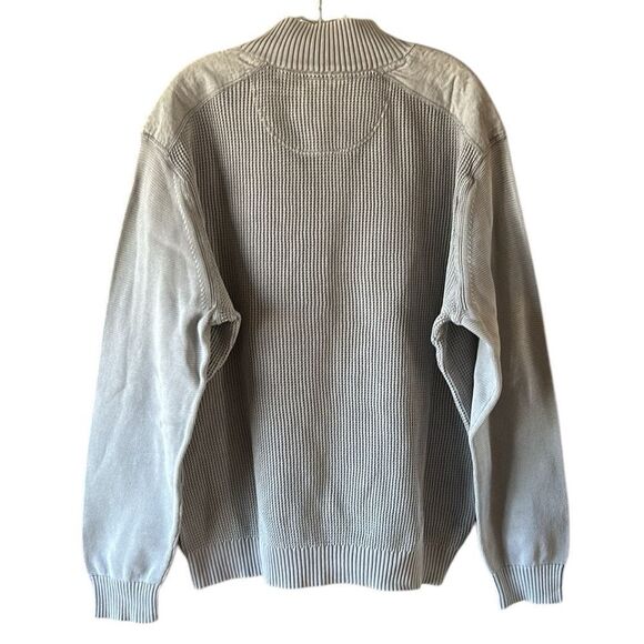 Tommy Bahama Mens Light Grey Sweater - Picture 5 of 6